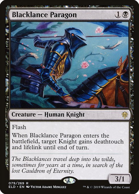 Blacklance Paragon (79) [Throne of Eldraine]