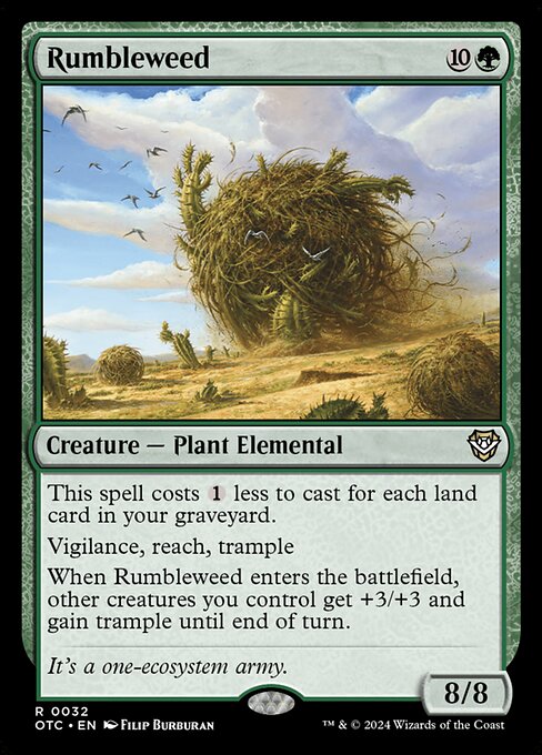 Rumbleweed (32) [Outlaws of Thunder Junction Commander]