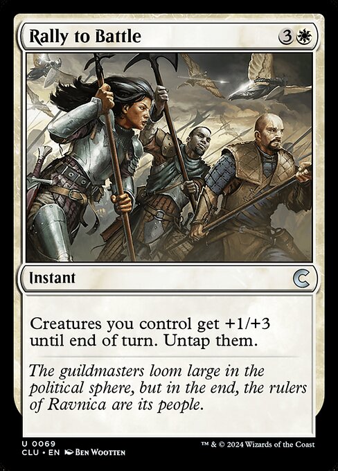 Rally to Battle (69) [Ravnica: Clue Edition]