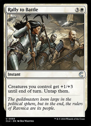 Rally to Battle (69) [Ravnica: Clue Edition]