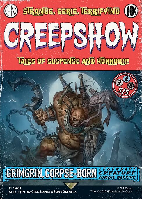 Grimgrin, Corpse-Born // Grimgrin, Corpse-Born (1461) [Secret Lair Drop] [Full Art, Borderless]