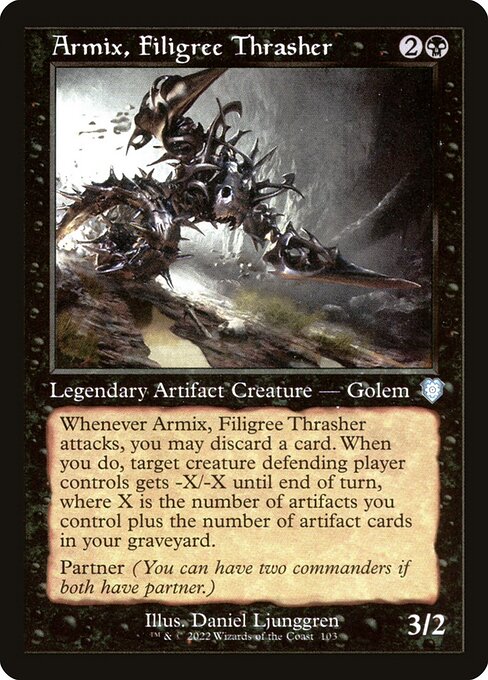 Armix, Filigree Thrasher (103) [The Brothers' War Commander]