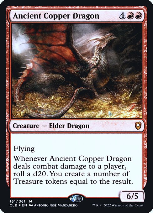 Ancient Copper Dragon (161s) [Battle for Baldur's Gate Promos]