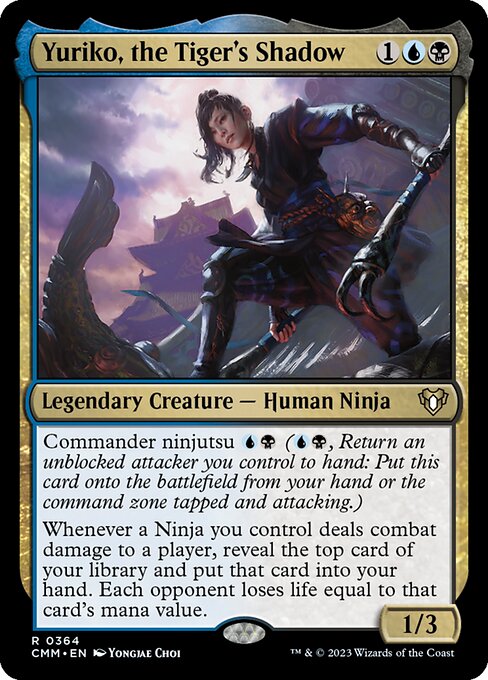 Yuriko, the Tiger's Shadow (364) [Commander Masters]