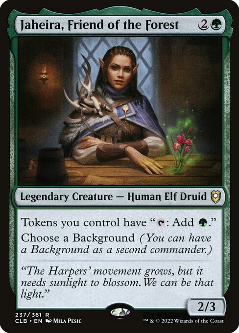 Jaheira, Friend of the Forest (237) [Commander Legends: Battle for Baldur's Gate]