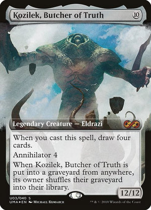 Kozilek, Butcher of Truth (U3) [Ultimate Box Topper] [Extended Art]