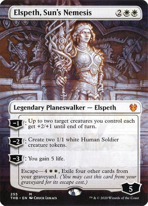 Elspeth, Sun's Nemesis (255) [Theros Beyond Death] [Borderless]
