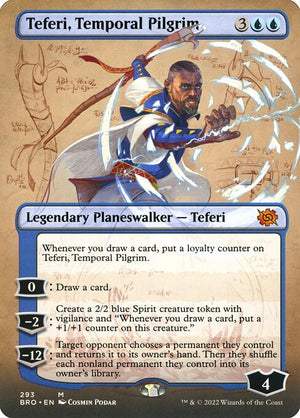 Teferi, Temporal Pilgrim (293) [The Brothers' War] [Borderless]