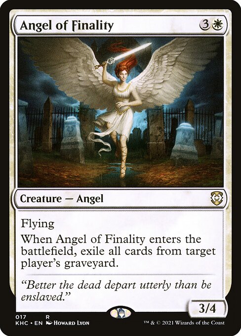 Angel of Finality (17) [Kaldheim Commander]