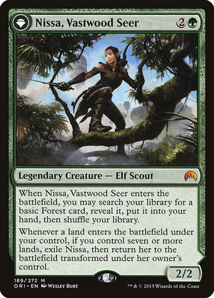 Nissa, Vastwood Seer // Nissa, Sage Animist (189) [Magic Origins]