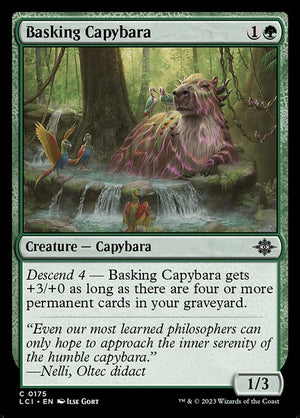 Basking Capybara (175) [The Lost Caverns of Ixalan]