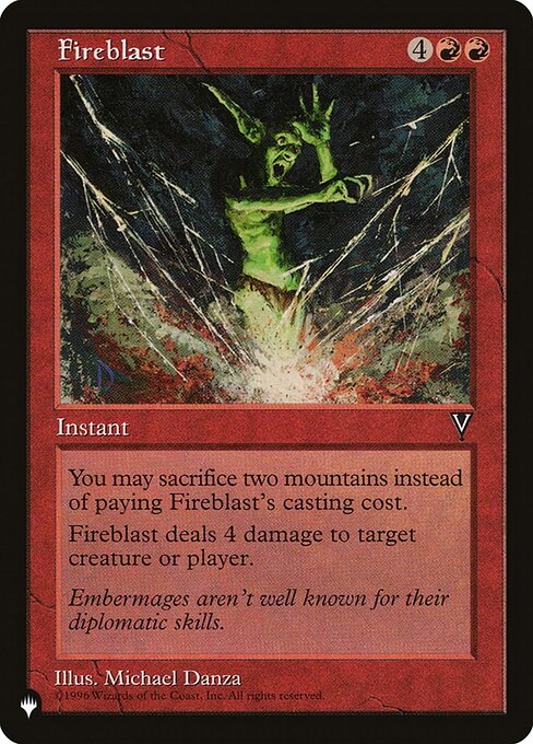 Fireblast (VIS-79) [The List]