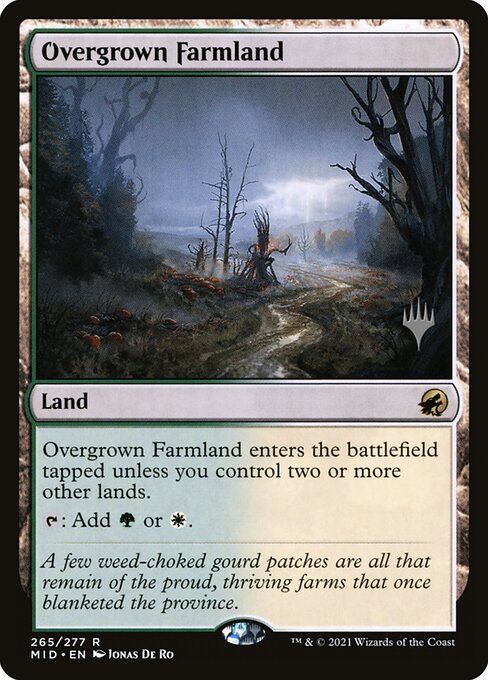 Overgrown Farmland (265p) [Innistrad: Midnight Hunt Promos]