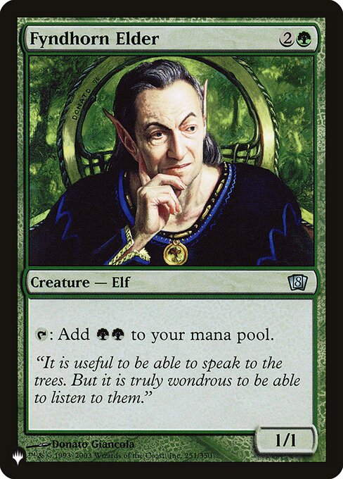 Fyndhorn Elder (8ED-251) [The List]
