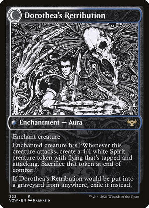 Dorothea, Vengeful Victim // Dorothea's Retribution (322) [Innistrad: Crimson Vow] [Showcase] Reverse