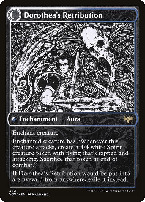 Dorothea, Vengeful Victim // Dorothea's Retribution (322) [Innistrad: Crimson Vow] [Showcase] Reverse