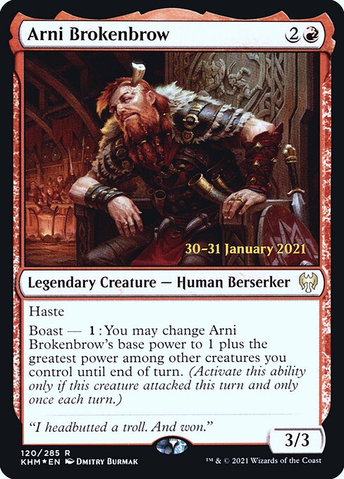 Arni Brokenbrow (120s) [Kaldheim Promos]