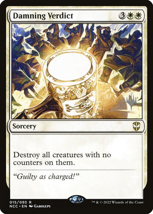 Damning Verdict (15p) [New Capenna Commander Promos]