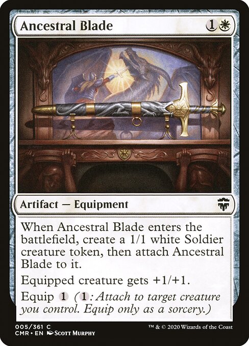 Ancestral Blade (5) [Commander Legends]