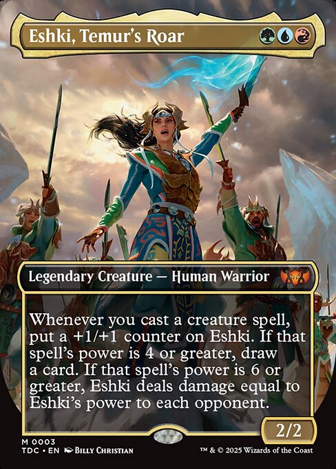 Eshki, Temur's Roar (3) [Tarkir: Dragonstorm Commander]