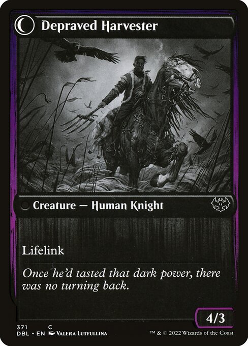 Desperate Farmer // Depraved Harvester (371) [Innistrad: Double Feature] Reverse