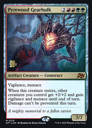 Pyrewood Gearhulk (216s) [Aetherdrift Promos]