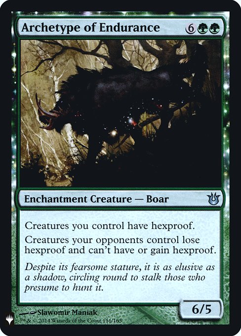 Archetype of Endurance (BNG-116) [The List]