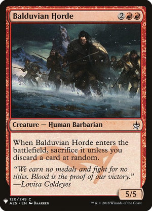 Balduvian Horde (A25-120) [The List]