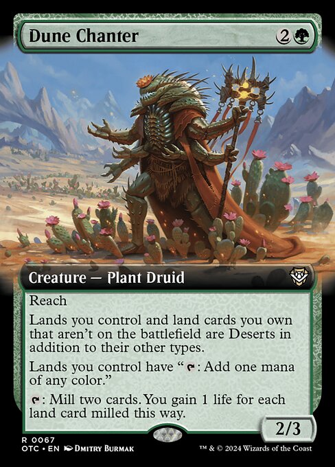 Dune Chanter (67) [Outlaws of Thunder Junction Commander]