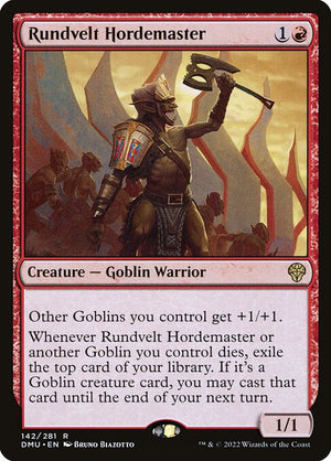 Rundvelt Hordemaster (142) [Dominaria United]
