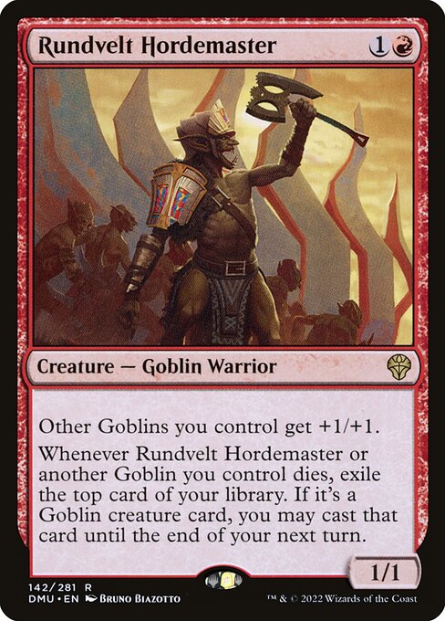 Rundvelt Hordemaster (142) [Dominaria United]