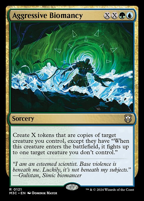 Aggressive Biomancy (121) [Modern Horizons 3 Commander]