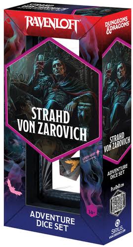 DND ADVENTURE DICE DARKLORD: STRAHD  VON ZAROVICH 7-DIE SET