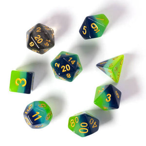Sirius Dice - Translucent Green/Blue