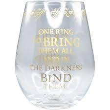 LOTR Stemless Glass - One Ring