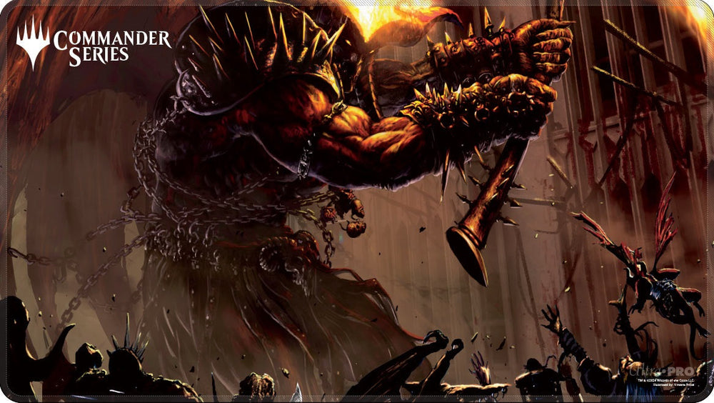 UP Playmat MTG Commander Series Rakdos Stitched