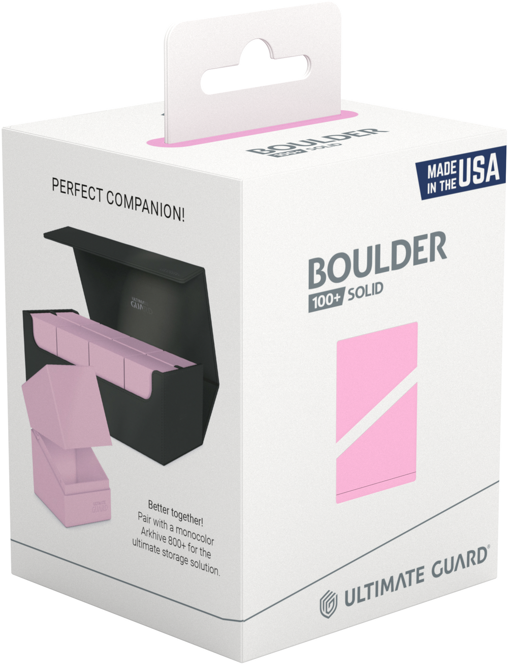 UG Deck Case Boulder 100+ Pastel Solid Candy Pink