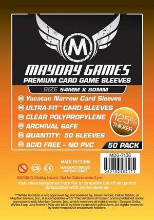 MAYDAY THICK SLEEVES 54mm X 80mm 50CT