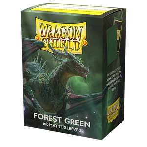 Dragon Shield Sleeves Matte Forest Green 100ct