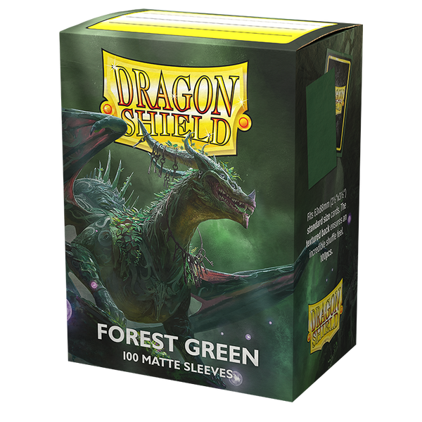 Dragon Shield Sleeves Matte Forest Green 100ct
