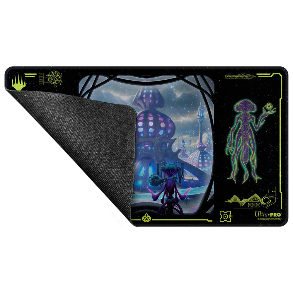 UP Playmat MTG Edge of Eternities Blue Holofoil