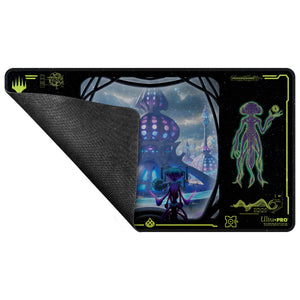 UP Playmat MTG Edge of Eternities Blue Holofoil