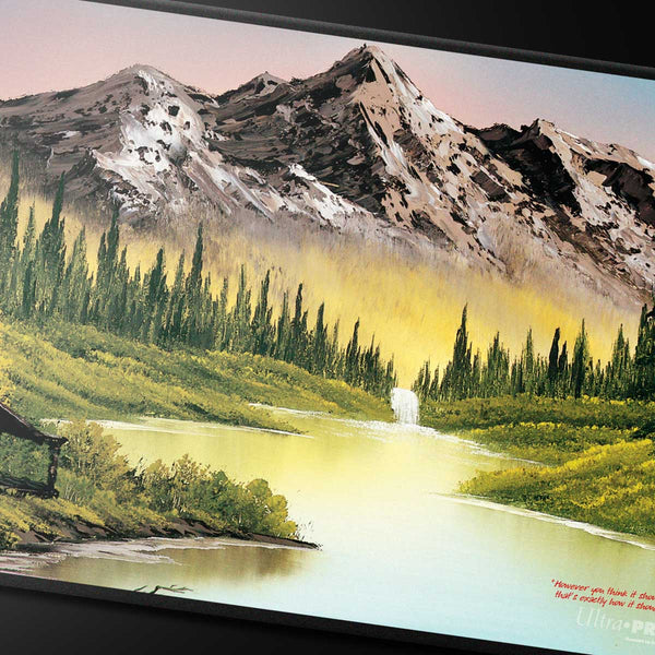 UP Playmat Bob Ross Mountain Retreat Black Stitched