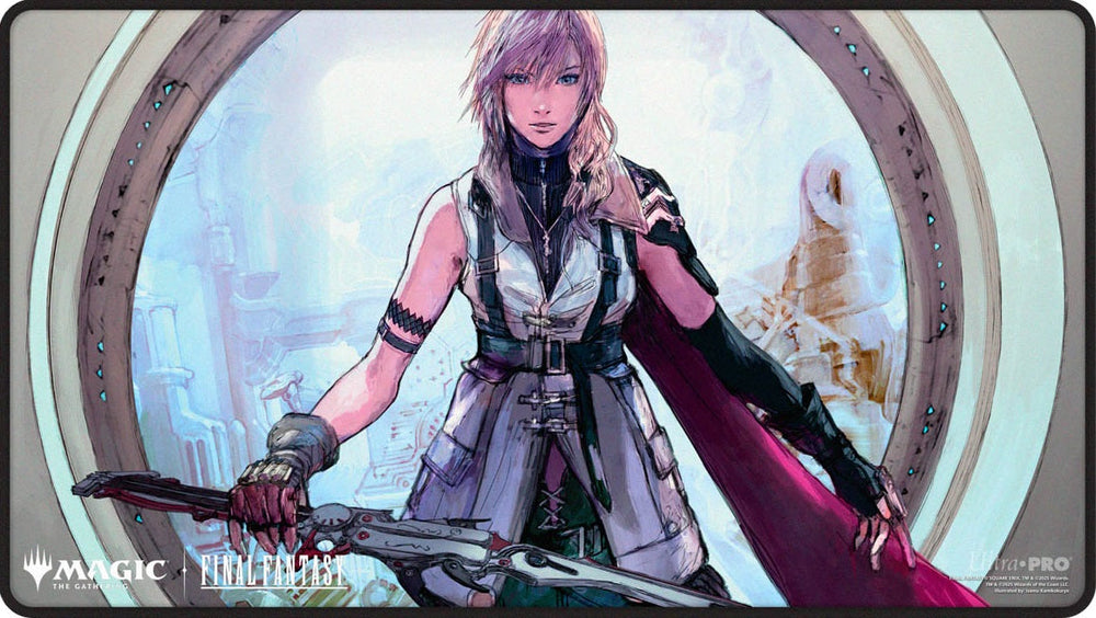 UP Playmat MTG Universes Beyond Final Fantasy Black Stitched Premium W