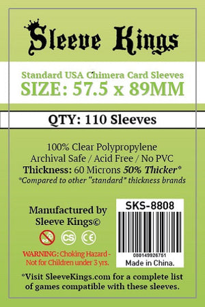 SK STANDARD USA CHIMERA SLEEVES 57.5MMX89MM 110CT