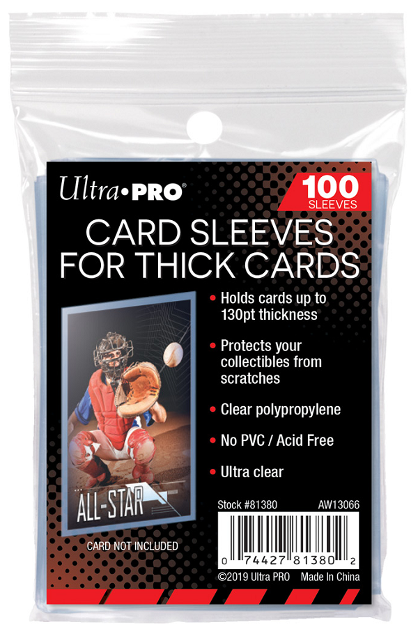 UP Sleeves Card Thick 130pt 100ct