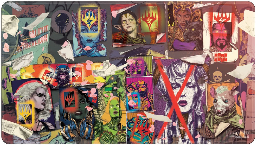 UP PLAYMAT MTG MARCH OF THE MACHINE HOLOFOIL