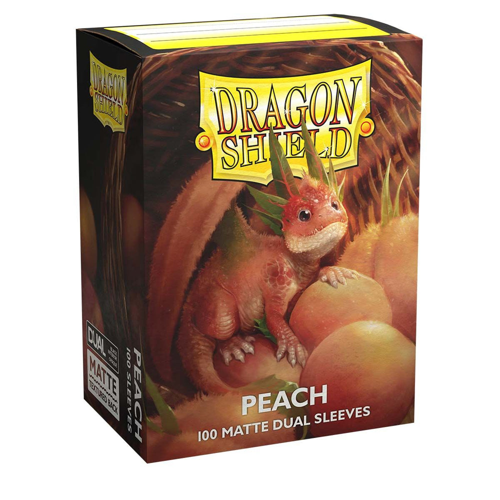 Dragon Shield Sleeves Dual Matte Peach 100ct