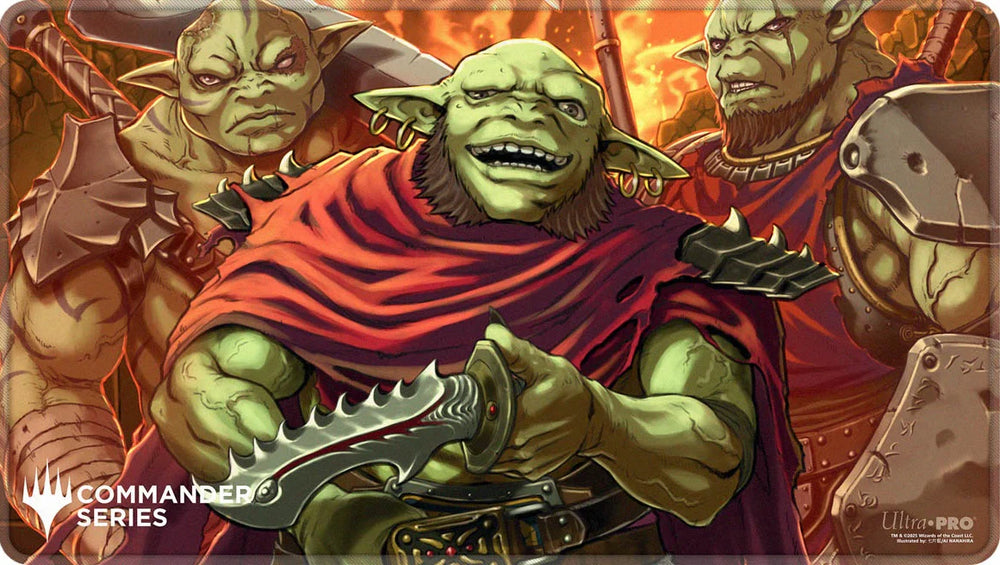 Up Playmat MTG Commander Series Krenko Stitched