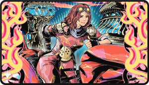UP Playmat MTG 2025 Multiplanar Set Black Stitched Variant Art PW